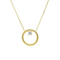 Collana Gioielleria Dossena  Donna in Oro Zircone 284412